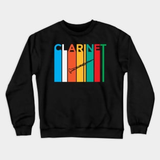 Clarinet Vintage Style Piano Crewneck Sweatshirt